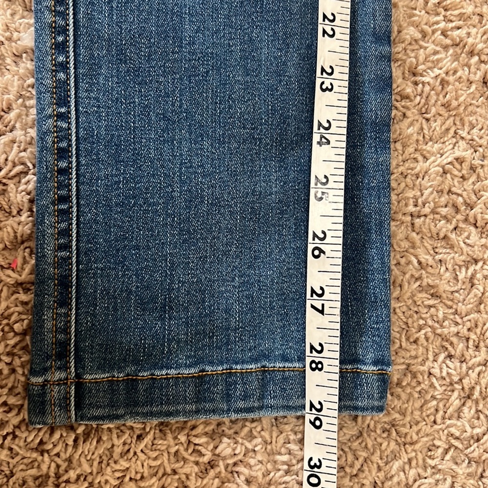 Spanx Straight Leg Women Size XS Pull On Blue Denim Fades Stretchy Jeans‎ - Picture 9 of 11